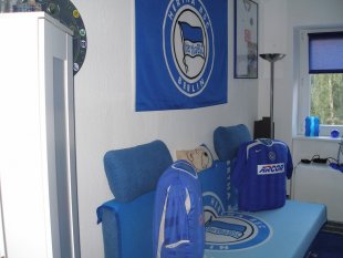 Das blaue (Hertha-)Zimmer